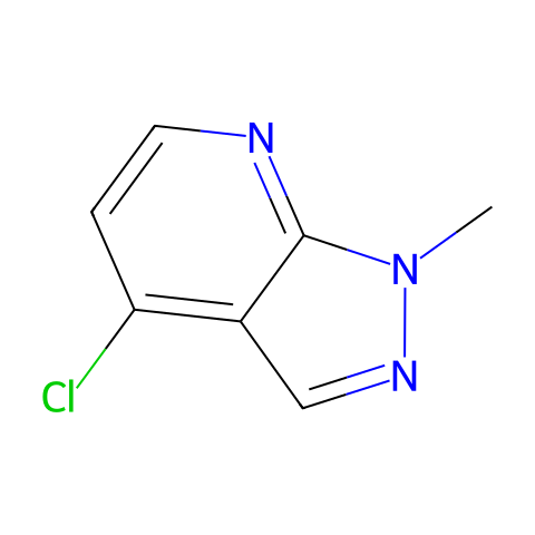 4-chloro-1-methyl-1H-pyrazolo[3,4-b]pyridine结构图