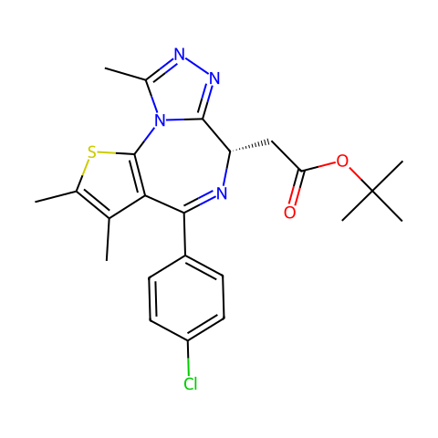 (+)-JQ-1 ( JQ1)结构图