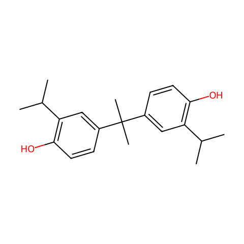 2,2-双(4-羟基-3-异丙苯基)丙烷结构图