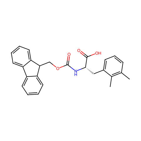 Fmoc-2,3-Dimethy-L-Phenylalanine结构图