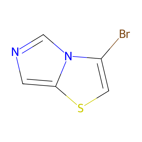 3-Bromoimidazo[5,1-b]thiazole结构图