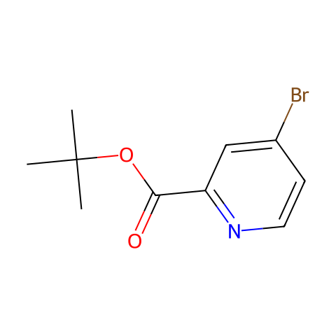 tert-butyl 4-bromopyridine-2-carboxylate结构图