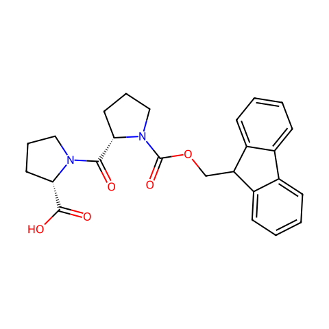 N-Fmoc-脯氨酰-脯氨酸结构图