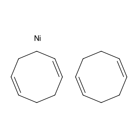 双(1,5-环辛二烯)合镍(0)结构图