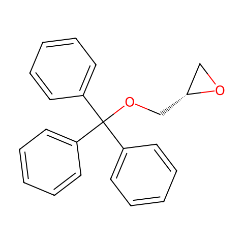 三苯甲基-(S)-缩水甘油醚结构图
