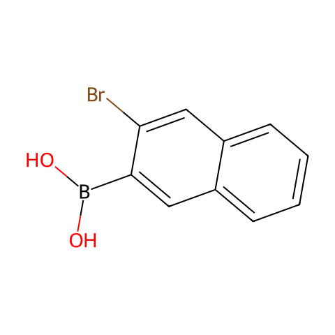 3-溴-2-硼酸萘结构图