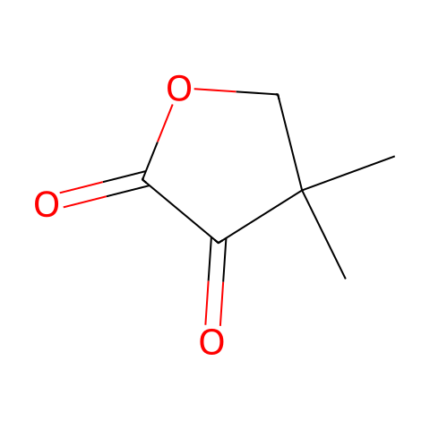 Dihydro-4,4-Dimethyl-2,3-Furandione结构图