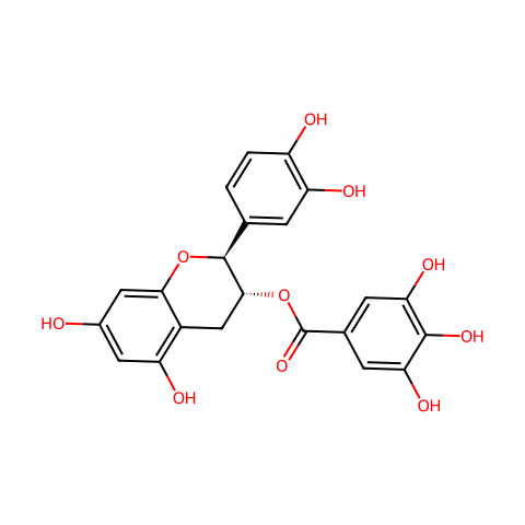 儿茶素没食子酸酯结构图