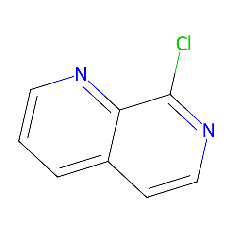 8-氯-1,7-萘啶结构图
