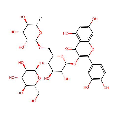 α-Glucosylrutin结构图