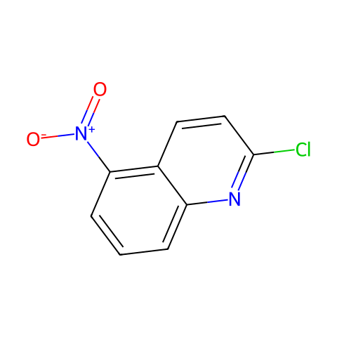 2-Chloro-5-nitroquinoline结构图