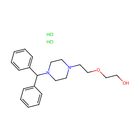 Decloxizine Dihydrochloride结构图
