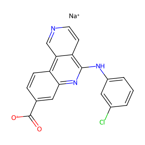 CX-4945 (sodium salt)结构图