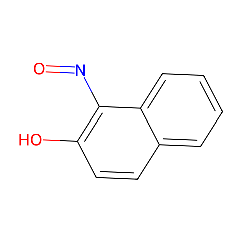 1-亚硝基-2-萘酚结构图