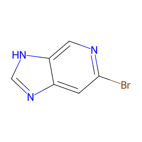 6-溴-1H-咪唑[4,5-C]吡啶结构图
