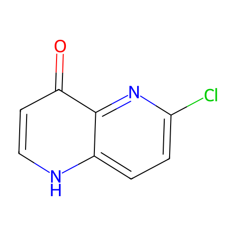 6-CHLORO-1,5-NAPHTHYRIDIN-4-OL结构图