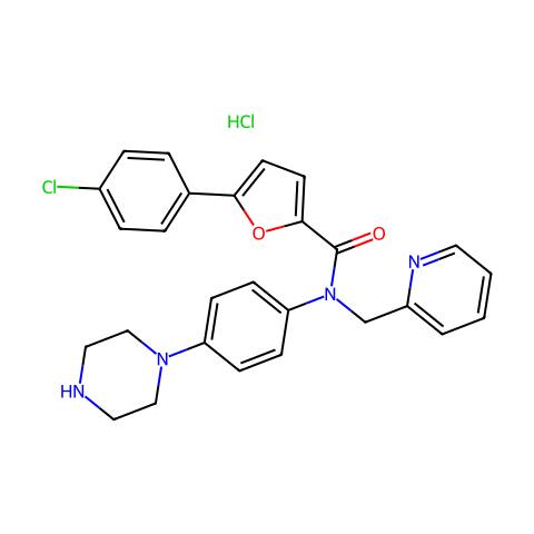 MK2-IN-1 (hydrochloride)结构图