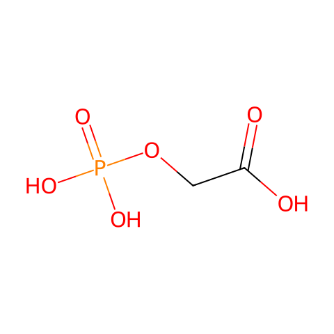 (phosphonooxy)acetic acid结构图