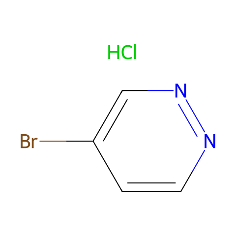 4-Bromopyridazine (hydrochloride)结构图