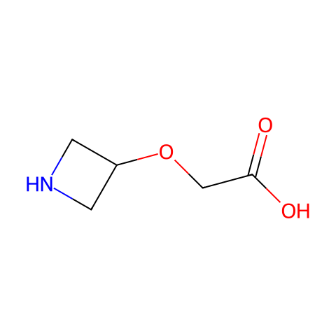 2-(azetidin-3-yloxy)acetic acid结构图