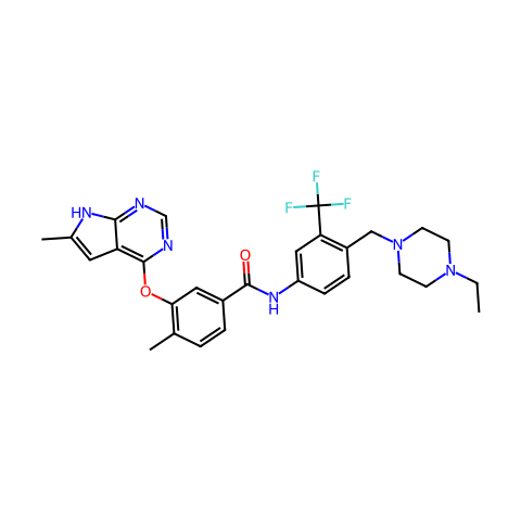 B-Raf inhibitor结构图