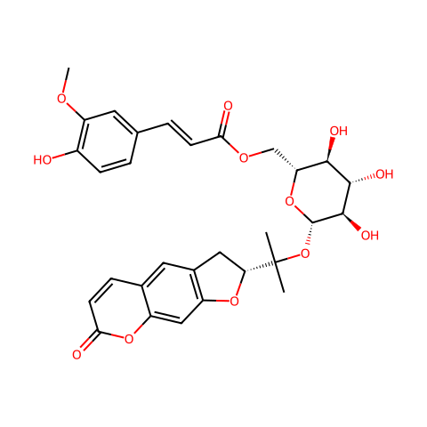 6'-feruloylnodakenin结构图