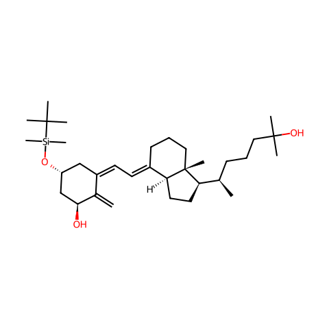 (1S,5R,Z)-5-(tert-butyldimethylsilyloxy)-3-((E)-2-((1R,3aS,7aR)-1-((R)-6-hydroxy-6-methylheptan-2-yl)-7a-methyldihydro-1H-inden-结构图