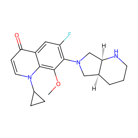 Decarboxy Moxifloxacin结构图
