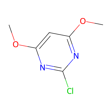 2-氯-4,6-二甲氧基嘧啶结构图