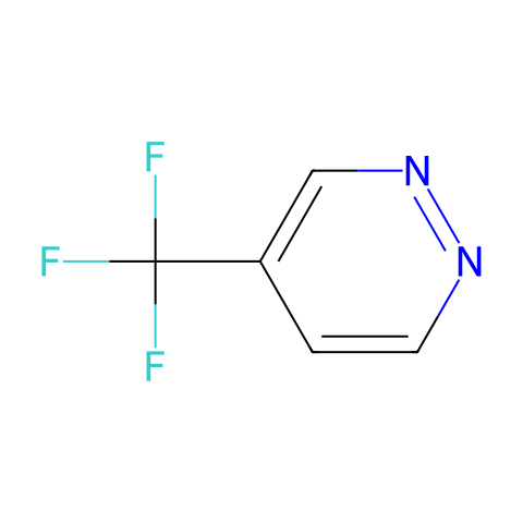 4-(Trifluoromethyl)pyridazine结构图