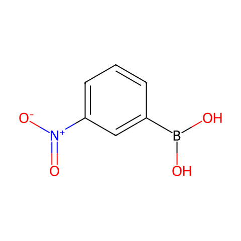 3-硝基苯硼酸(含有数量不等的酸酐)结构图