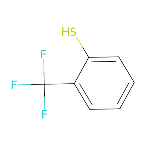2-(三氟甲基)苯硫酚结构图