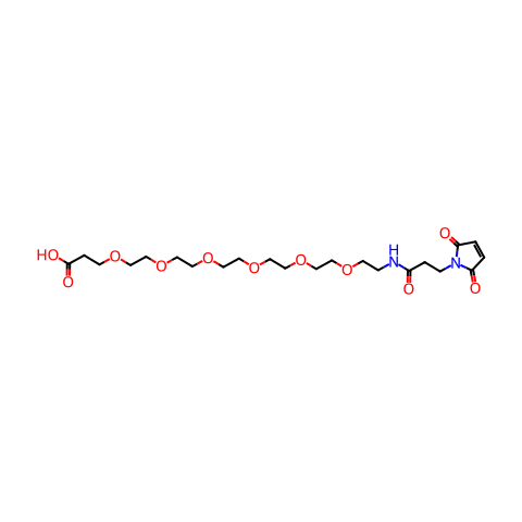MALEIMIDE-NH-PEG6-CH2CH2COOH结构图