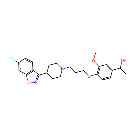 Hydroxy Iloperidone结构图