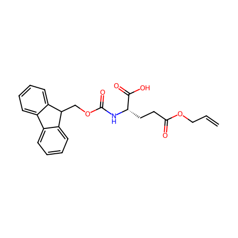 Fmoc-Glu(OAll)-OH结构图