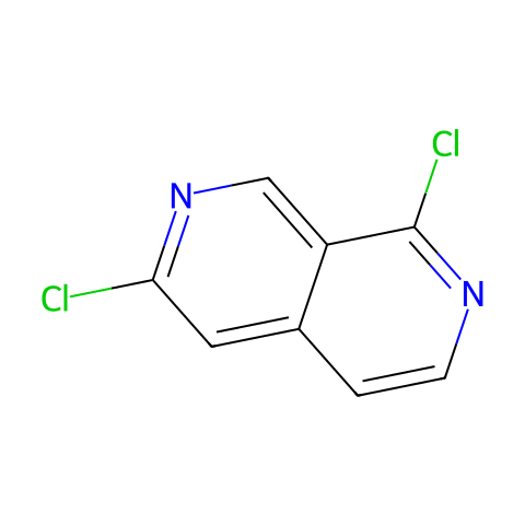 1,6-dichloro-2,7-naphthyridine结构图