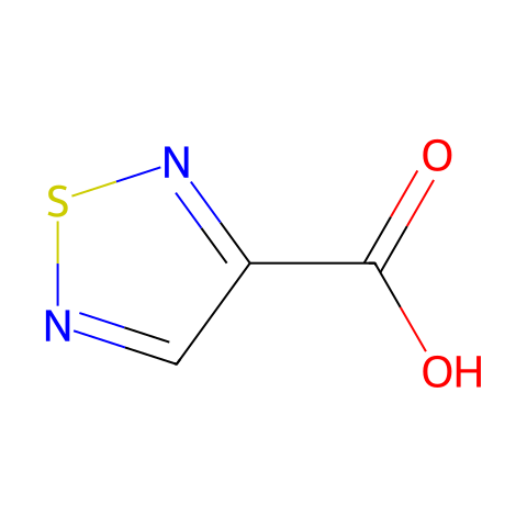 1,2,5-噻唑-3-羧酸结构图