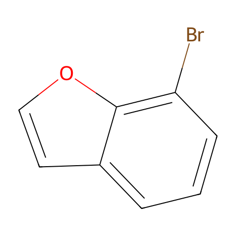 7-溴苯并[b]呋喃结构图