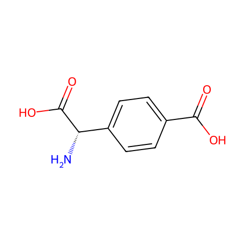 (S)-4-CARBOXYPHENYLGLYCINE结构图