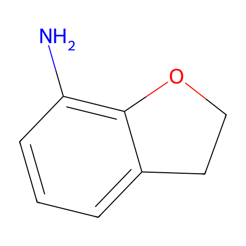 7-氨基-2,3-二氢苯并呋喃结构图