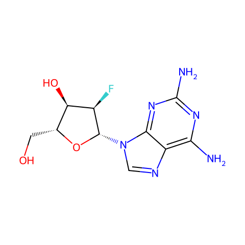 2-氨基-2'-氟-2'-脱氧腺苷结构图