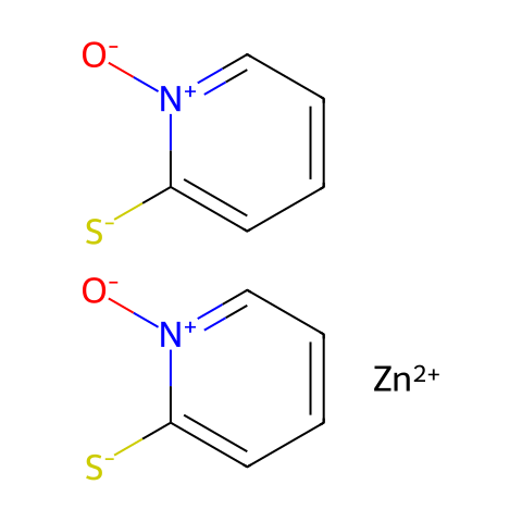2-巯基吡啶-N-氧化物 锌盐结构图