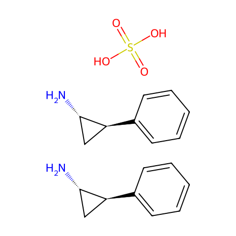 Tranylcypromine hemisulfate结构图