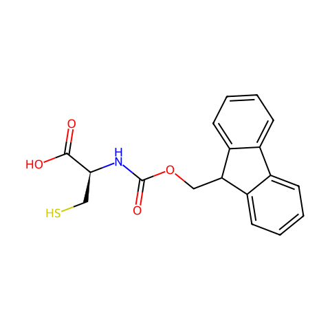 N-Fmoc-L-cysteine结构图