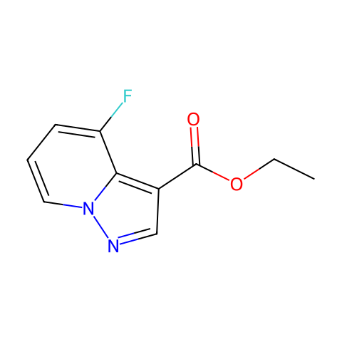 ethyl 4-fluoropyrazolo[1,5-a]pyridine-3-carboxylate结构图