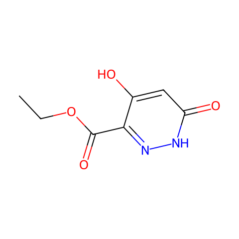 ETHYL 4,6-DIHYDROXYPYRIDAZINE-3-CARBOXYLATE结构图