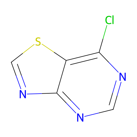 7-氯噻唑并[4,5-d]嘧啶结构图