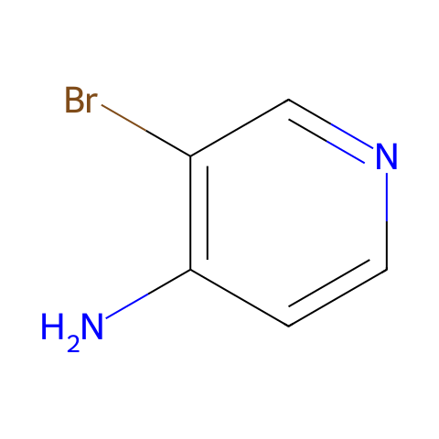 4-氨基-3-溴吡啶结构图