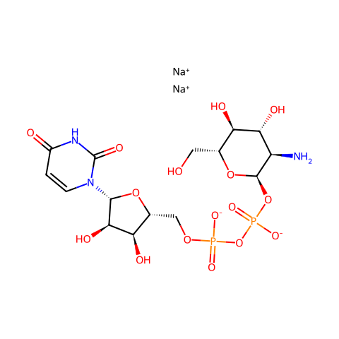 UDP-glucosamine disodium结构图