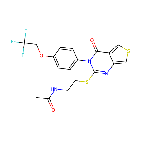 T 3364366,可逆的脂肪酸去饱和酶1抑制剂结构图
